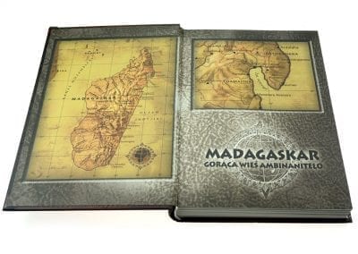 Madagaskar ksiazka Fiedler mapa