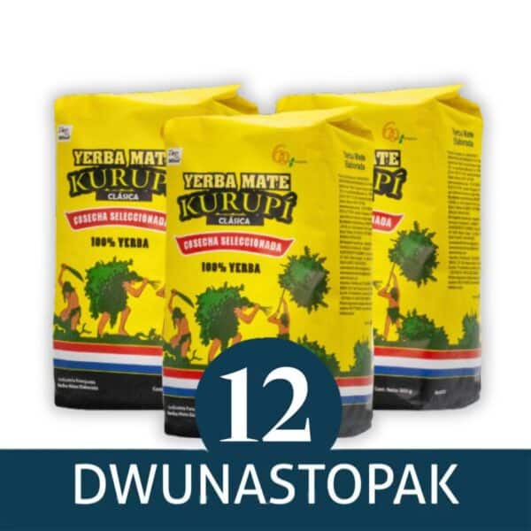 12-PAK Yerba Mate Kurupi Clasica 12x500g | 6kg