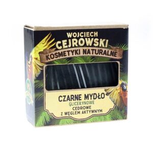 Mydło cedrowe z węglem aktywnym w kostce 120 g
