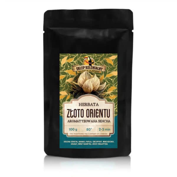 Herbata ZŁOTO ORIENTU AROMATYZOWANA SENCHA 100g