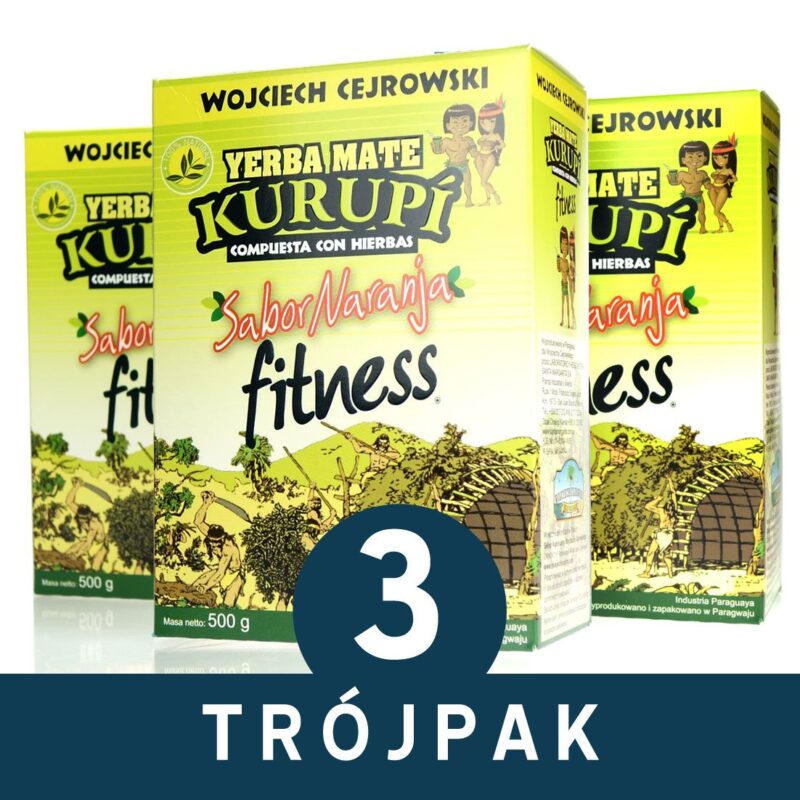 3-pak yerba mate Kurupi Fitness