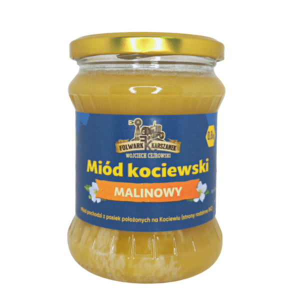 Miód malinowy 600g