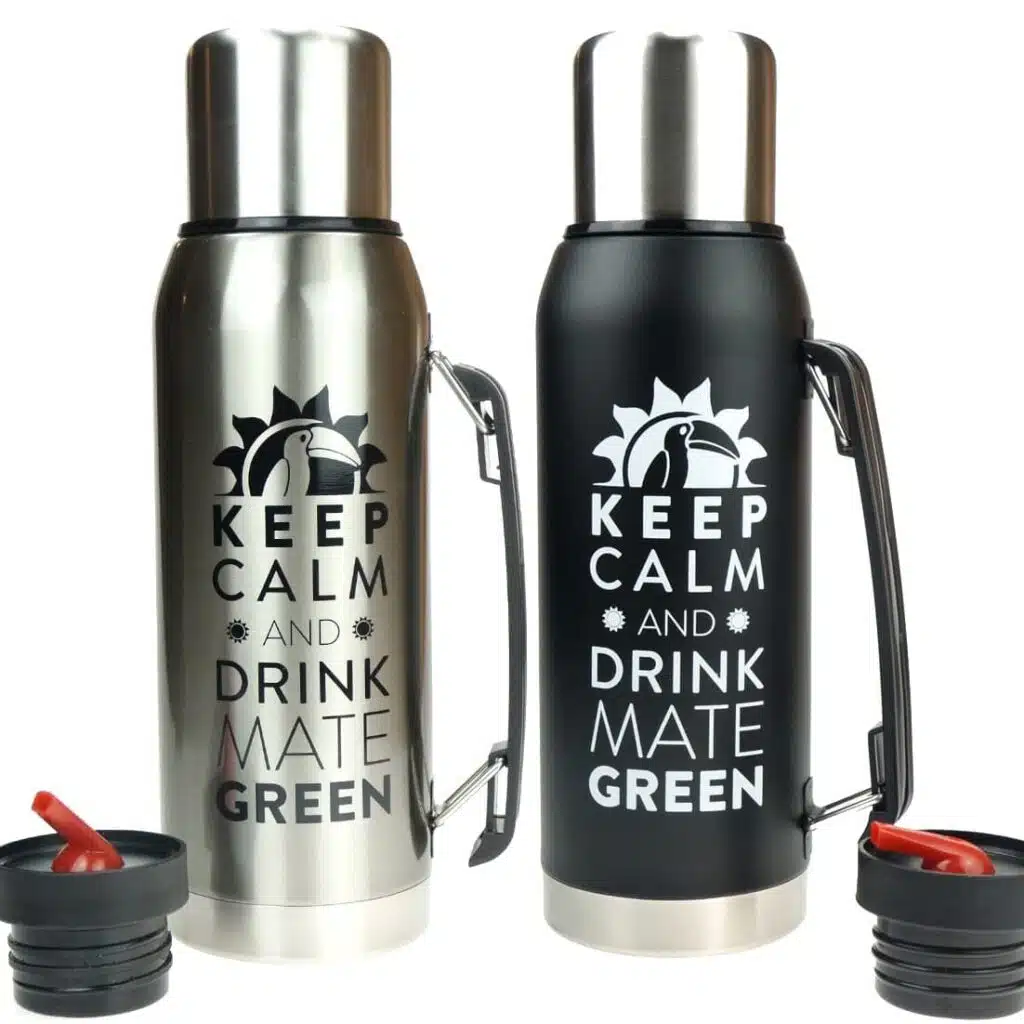 Termos 1l Keep Calm And Drink Mate Green