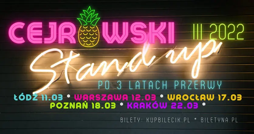 Wracam do Polski na występy i BARDZO SIĘ Z TEGO CIESZĘ.