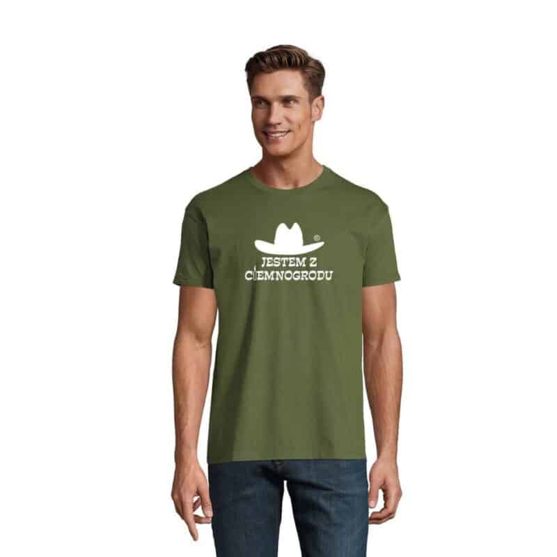 14 Koszulka męska JESTEM Z CIEMNOGRODU khaki