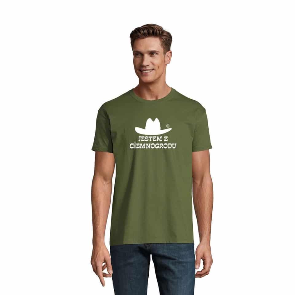 14 Koszulka męska JESTEM Z CIEMNOGRODU khaki