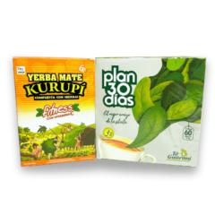 Zestaw odchudzająco-oczyszczający: Yerba Mate Kurupí Fitness + herbata Plan 30-días