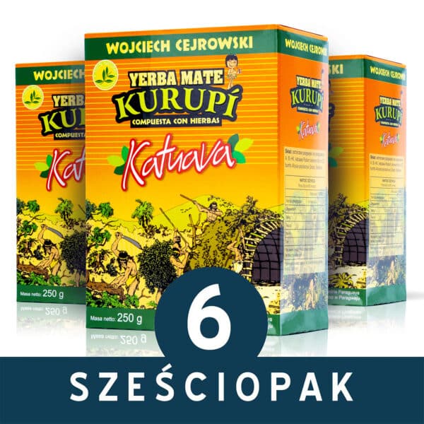 6-PAK Yerba Mate Kurupi Katuava  6 x 250g | 1,5kg