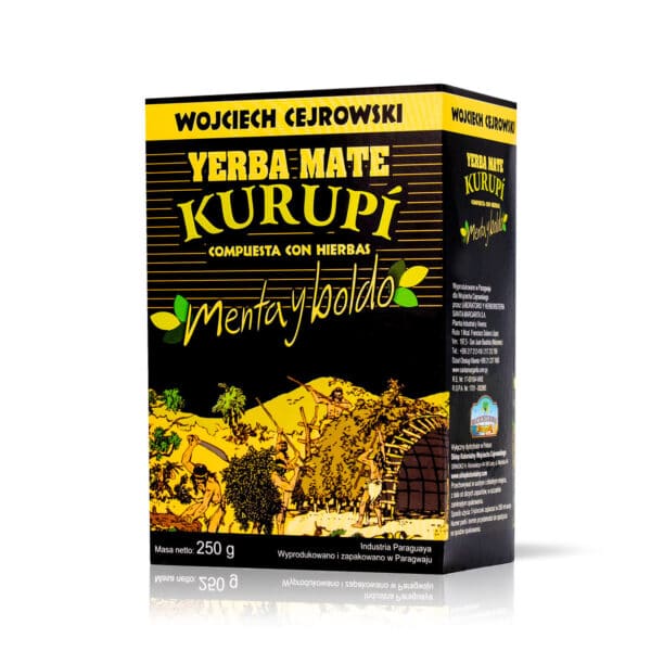 Yerba Mate Kurupi Menta Boldo 250g