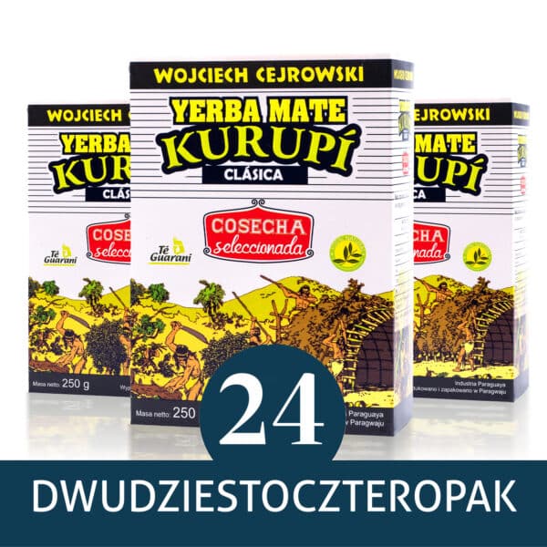24-PAK Yerba Mate Kurupi Clasica 24x250g | 6kg