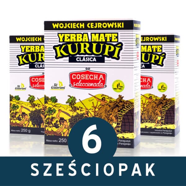 6-PAK Yerba Mate Kurupi Clasica 6x250g | 1,5kg