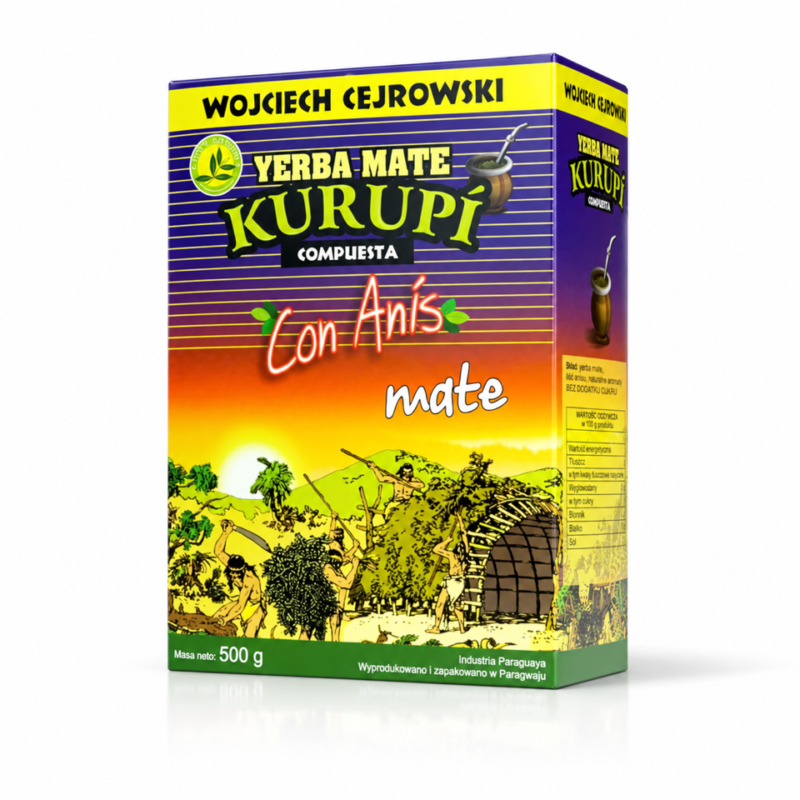 Yerba Mate Kurupi Con Anis 500g