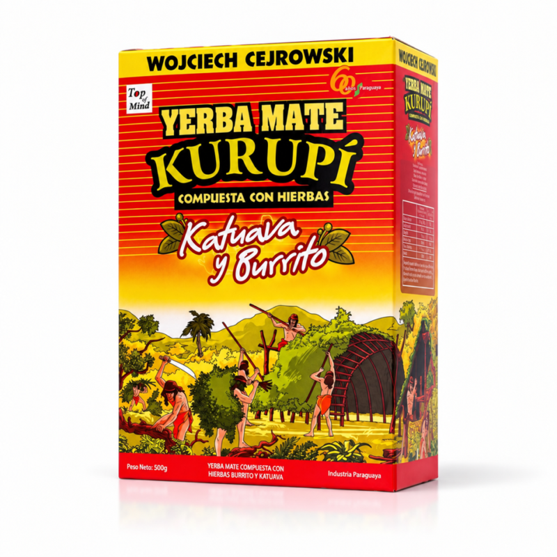 Yerba Mate Kurupi Katuava & Burrito 500g