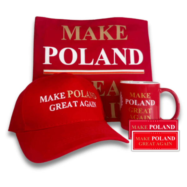 Zestaw MAKE POLAND GREAT AGAIN czerwony - duży