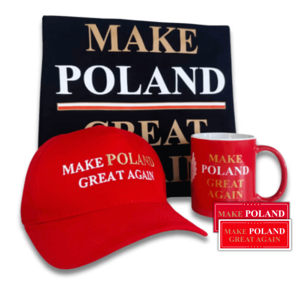 Zestaw MAKE POLAND GREAT AGAIN czarny - duży