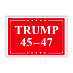 Naklejka Trump 45-47 (pakiet 10 sztuk)