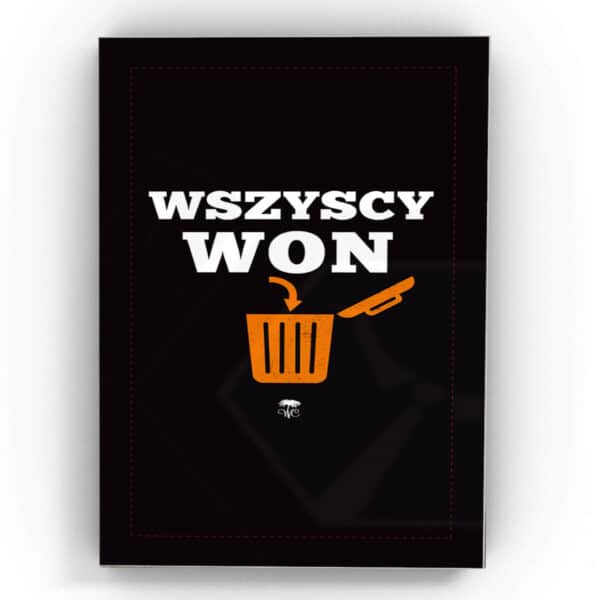 Ręcznik plażowy „WSZYSCY WON”