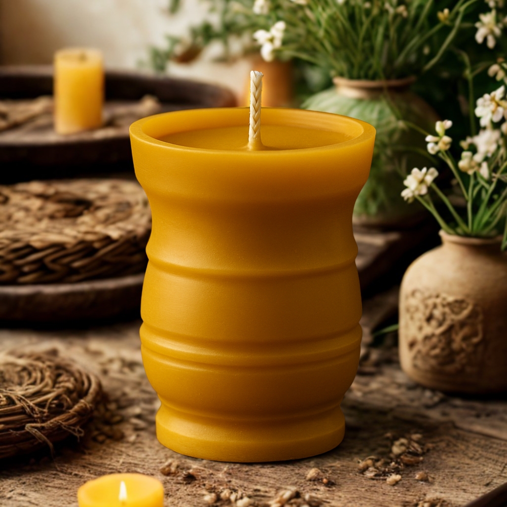 Świeca Matero 100% wosk pszczeli 2 Świeca Matero 100% wosk pszczeli - obrazek 2