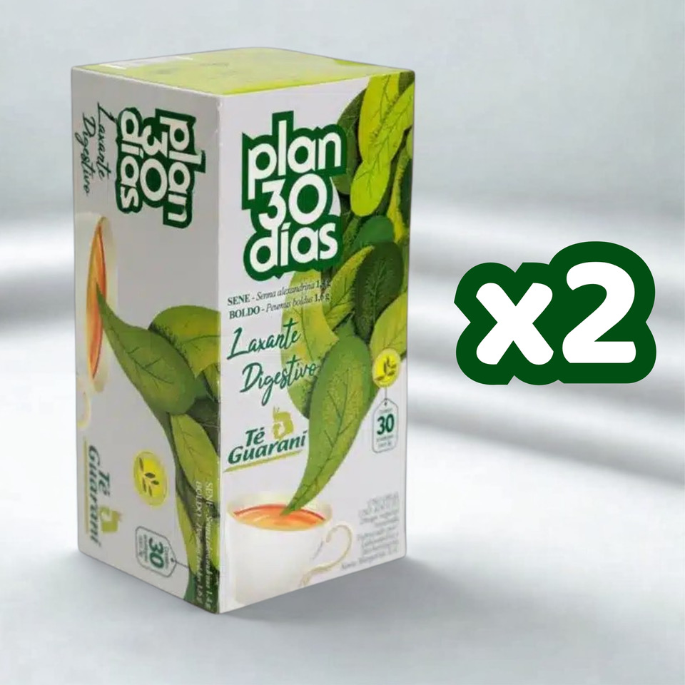 Herbata ziołowa Plan 30 Días – zestaw dwóch opakowań po 30 saszetek 1 Herbata ziołowa Plan 30 Días – zestaw dwóch opakowań po 30 saszetek