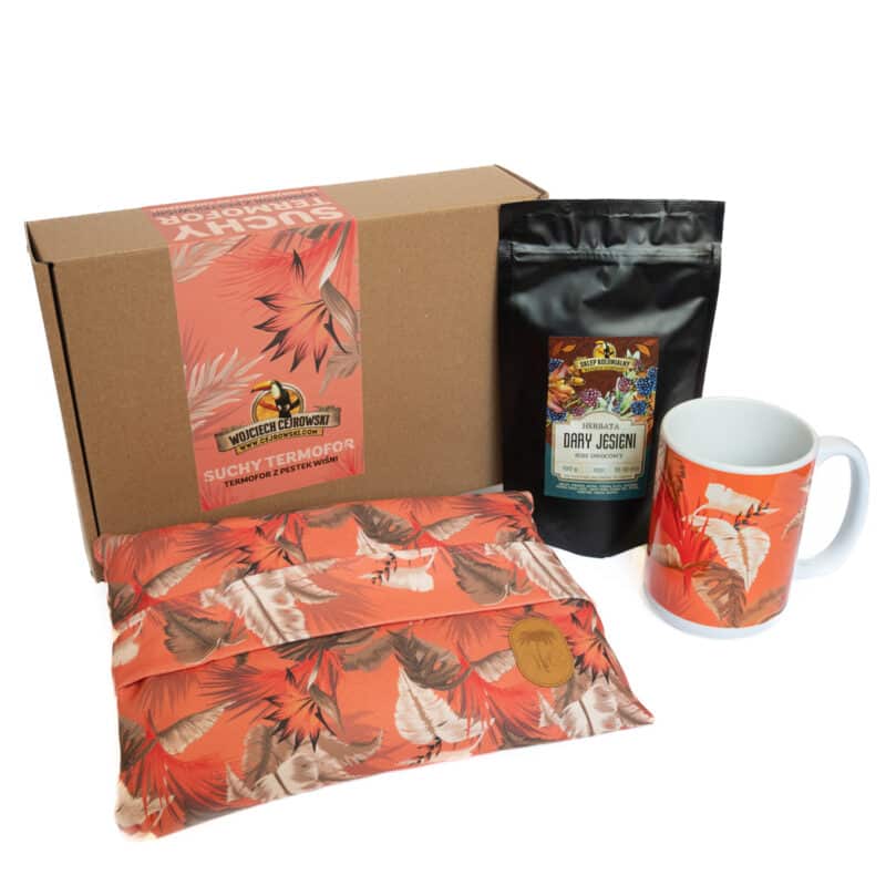 Zestaw na zimę – koralowy